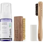 Jason Markk Quick Clean &amp; Suede 4-Piece Cleaning Kit Bundle, Suede Brush &amp; Stain Eraser, Ready-To-Use Foam &amp; Delicates Brush, Safe for Leather, Suede, Nubuck, Cotton, Wool, Felt, Knits