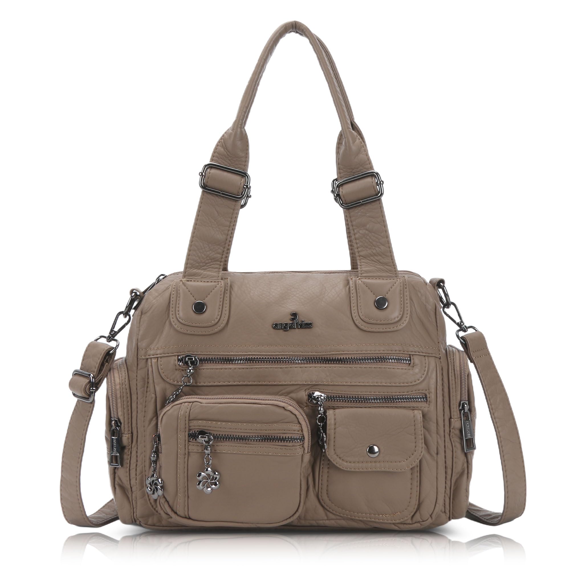 Angel Kiss Large Purses for Women Multi Pocket Hobo