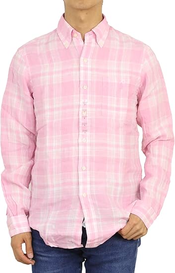 Amazon ポロ ラルフローレン Polo Ralph Lauren メンズ 麻リネン ボタンダウン 長袖シャツ クラシックフィット 胸ポケット ワンポイント 並行輸入品 シャツ 通販