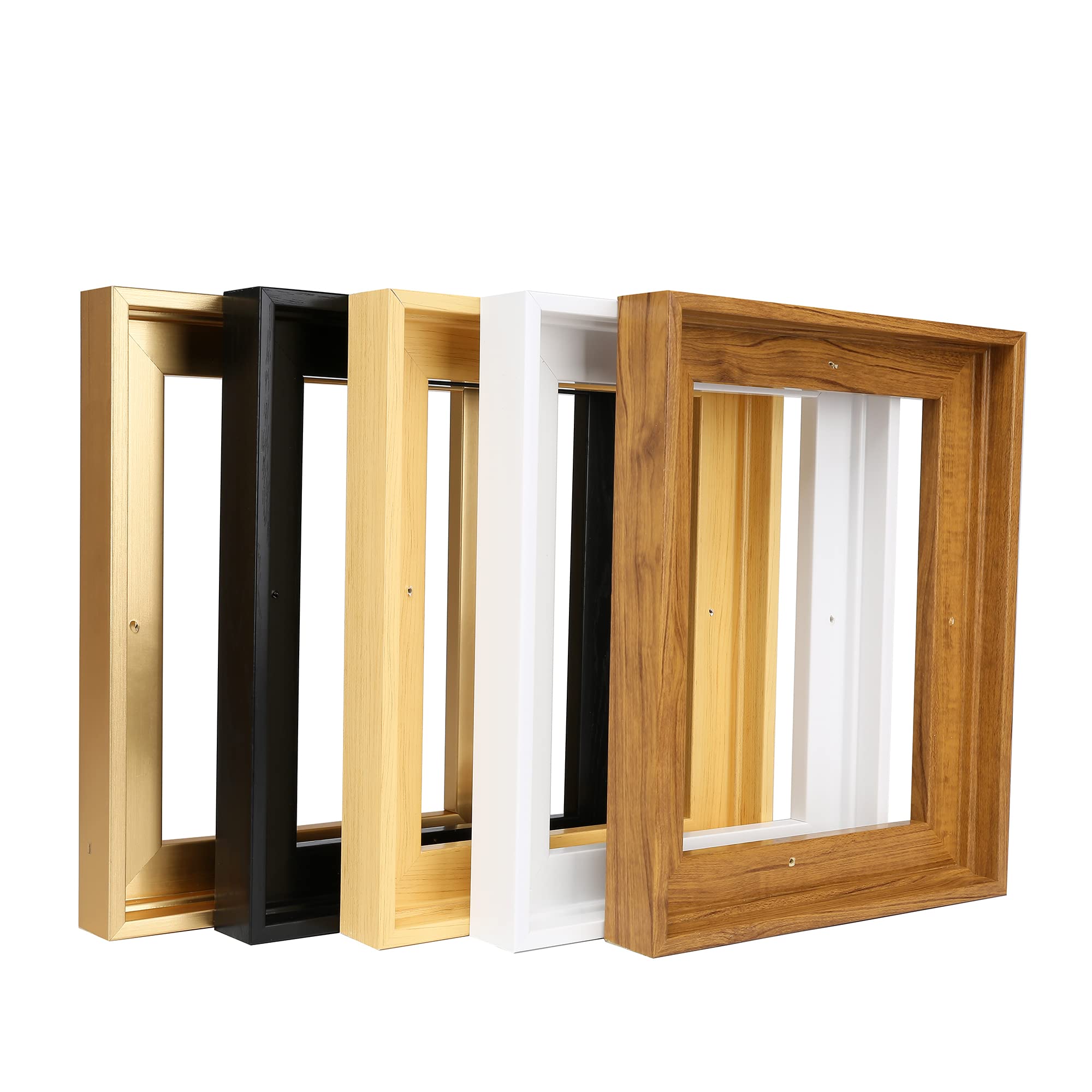 Photo 1 of HUACANVAS Canvas Floater Frames,Canvas Floating Frame,Floater Frame for Canvas,Floater Frames for Canvas Paintings,Canvas Picture Frame (8"x10",Black)