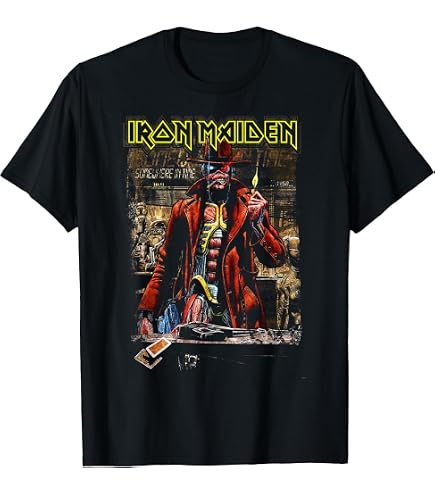 Amazon.com: Iron Maiden Eddie & The Devil T-Shirt : Clothing