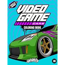 Amazon.com: Video Game Cars Coloring Book: Fun automotive ...