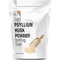 It's Just! - Psyllium Husk Powder, Easy Mixing Dietary Fiber, Cleanse Your Digestive System, Finely Ground Powder, Ideal for