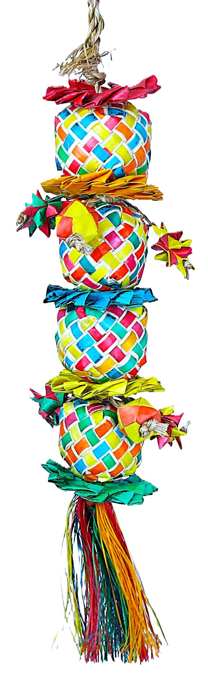 Planet Pleasures Flower Tower Bird Toy, Medium