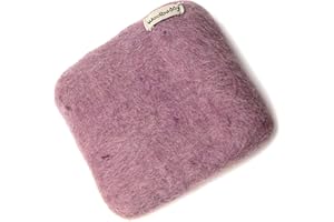 Woolbuddy Needle Felting Wool Mat – 6x6x1.5 Inch Pad for Felting Projects – Durable, Eco-Friendly Alternative to Foam Felting Pads – Ideal for Felting Supplies & Tools (Lavender)