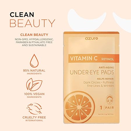 azure vitamin c and retinol under eye pads