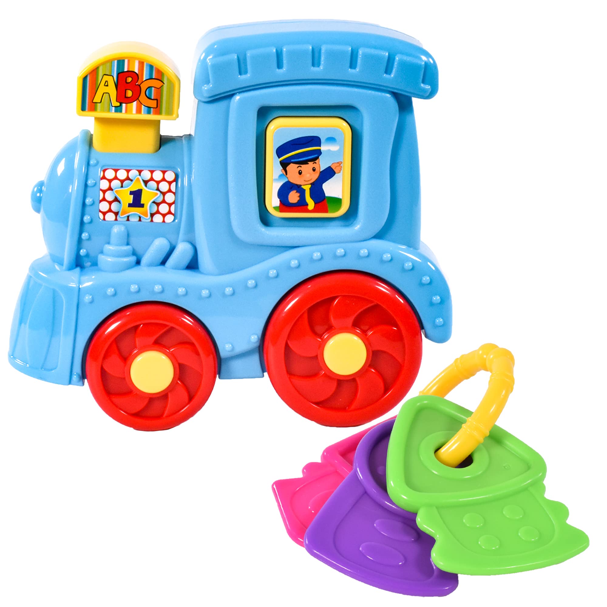 KandyToys Infunbebe Train and Teething Keys