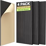 TONOR 4-Pack Acoustic Wood Veneer Wall Panels 47.2x23.6x0.74 inches view 1