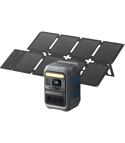 Amazon.com : Anker SOLIX C300 DC Power Bank Station and 60W Solar