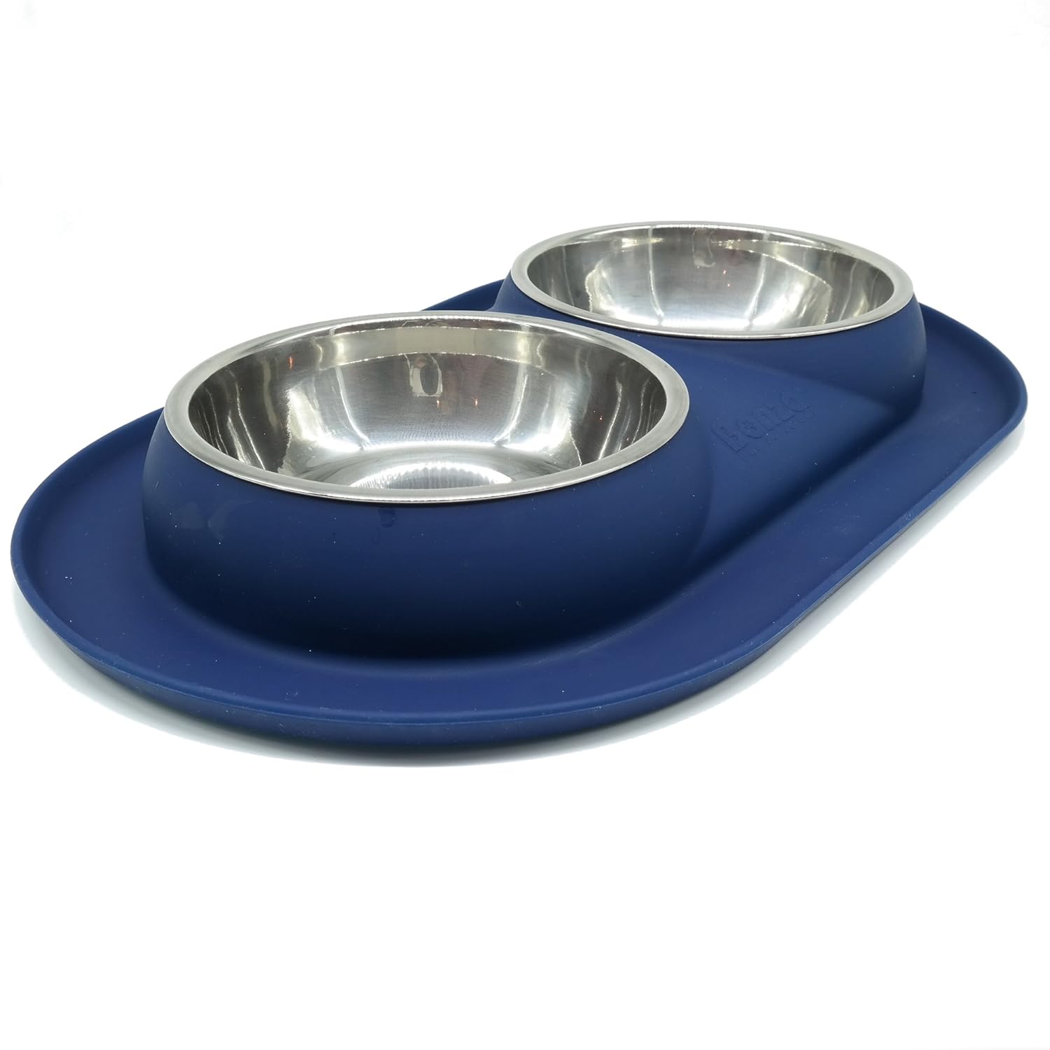 Low Cost Bonza Double Dog Bowl Pet Feeding Station Stainless