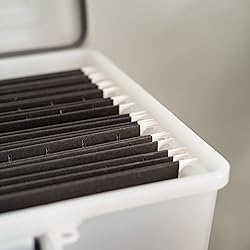 IRIS USA File Box WeatherPro Portable File