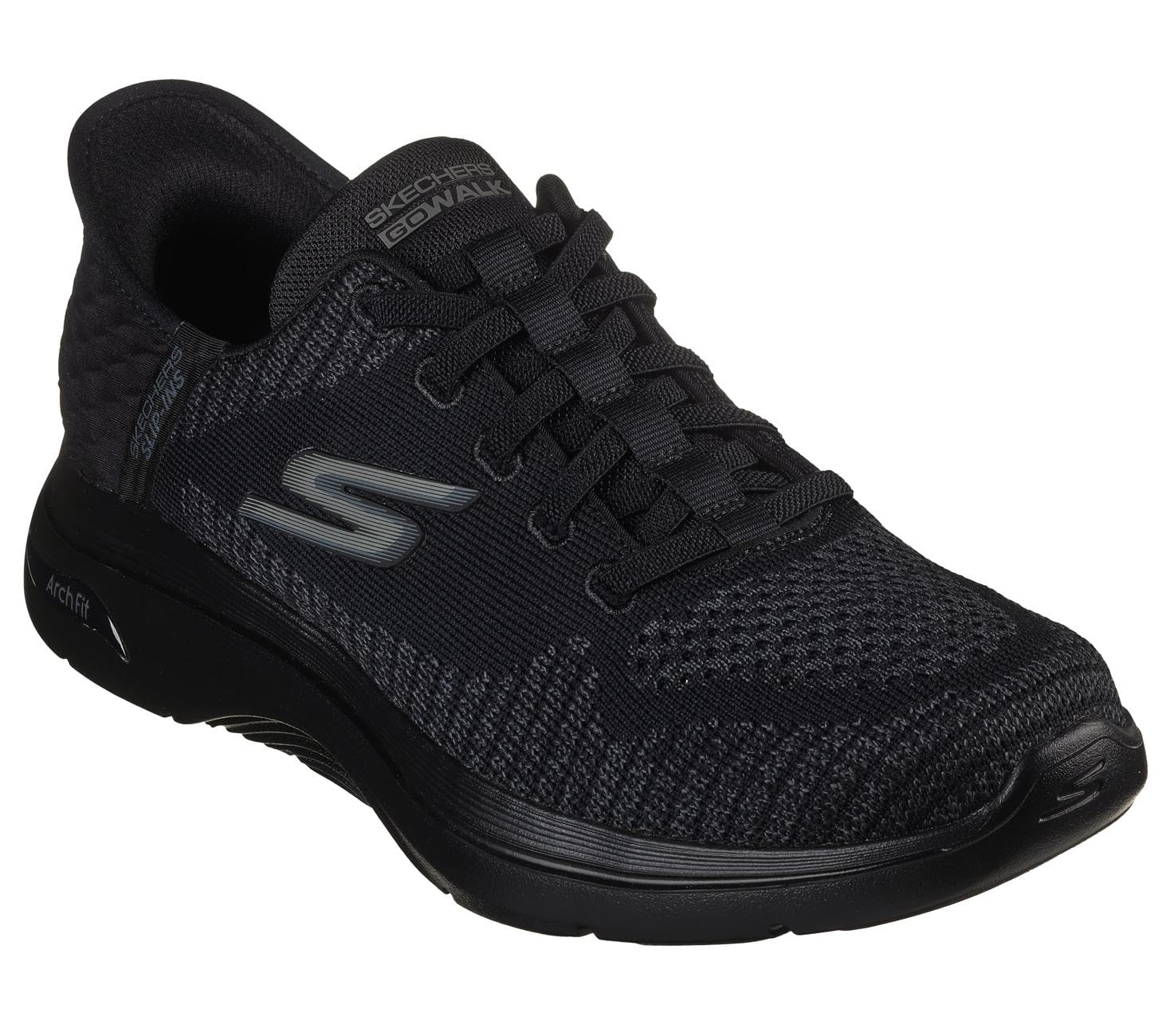 Skechers Men's Hands Free Slip-ins Go Walk Arch Fit 2.0 - Grand Select 2 Sneaker, Black/Black, 7.5 X-Wide Image
