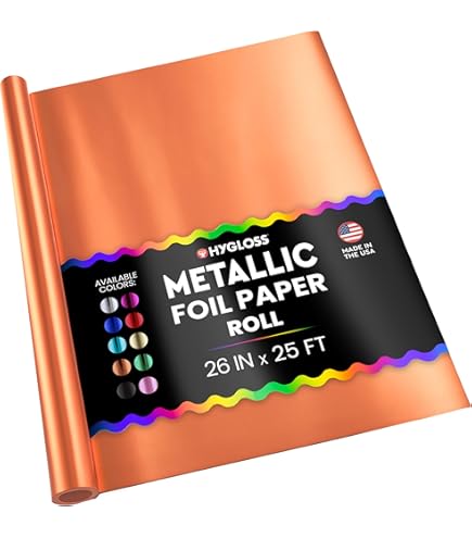 Amazon.com: Hygloss Metallic Foil Paper - 50 Sheets Silver