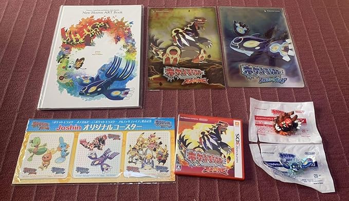 Amazon ポケットモンスター オメガルビー ポケモンセンター限定 ニューホウエンアートブック したじき Joshinオリジナルコースター おもちゃ ホビー