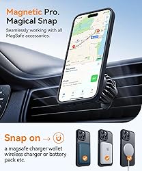 CANSHN Magnetic Compatible with iPhone 15 Pro