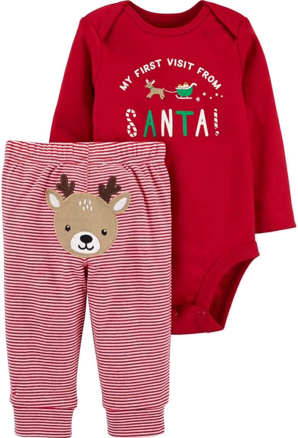 my first holiday onesie set