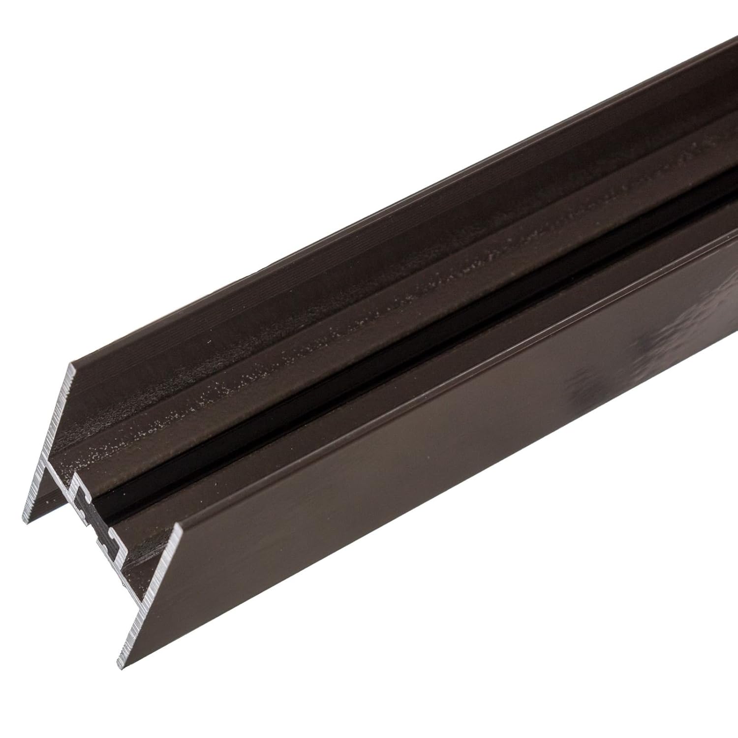 Brown 24/25mm Aluminium Muntin Bar Glass Unit Polycarbonate Joint Strip