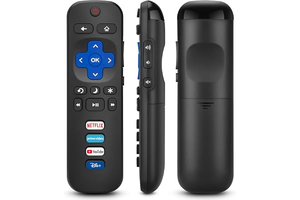 Replacement Remote for TCL Roku TV, Compatible with Hisense Insignia Sharp RCA Sanyo Westinghouse Onn Roku TV Remote, with Bu