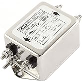 uxcell AC 115/250V 30A CW4E-30A-S Noise Suppressor Power EMI Filter
