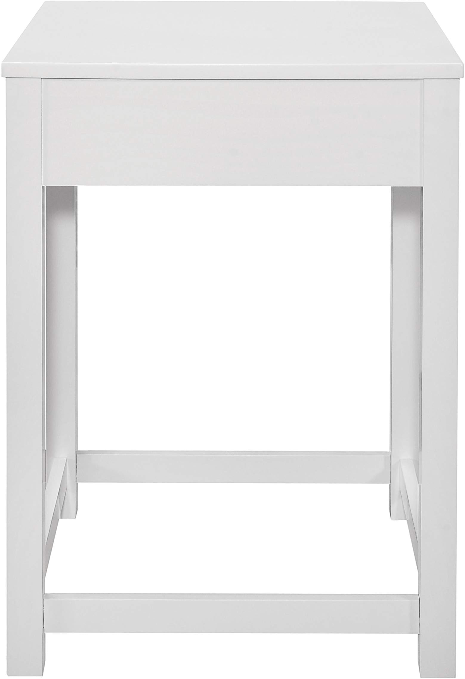 Lexicon Netto Corner Desk, White