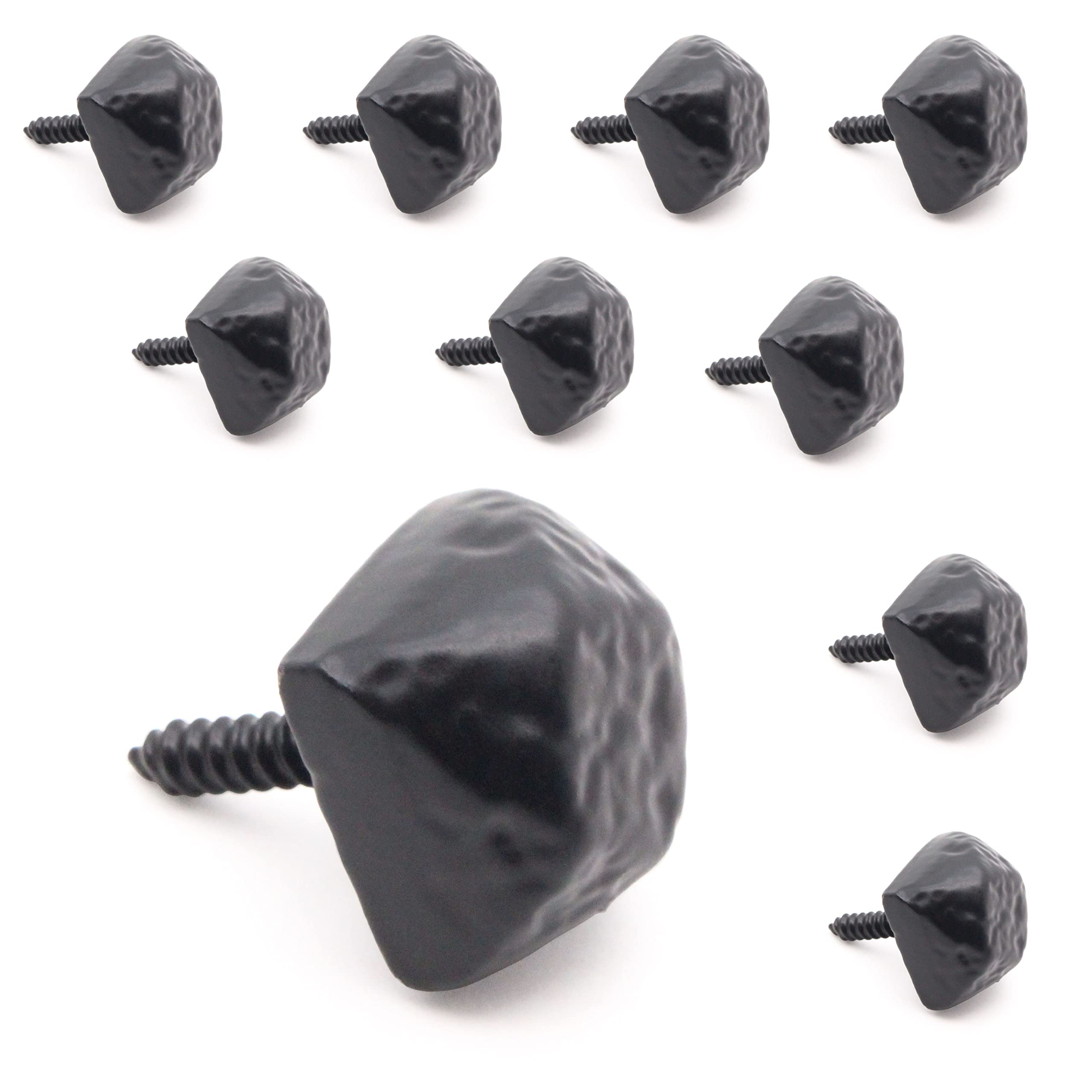 EAI Decorative Door Stud | Black Antique | 19mm | Pack of 10