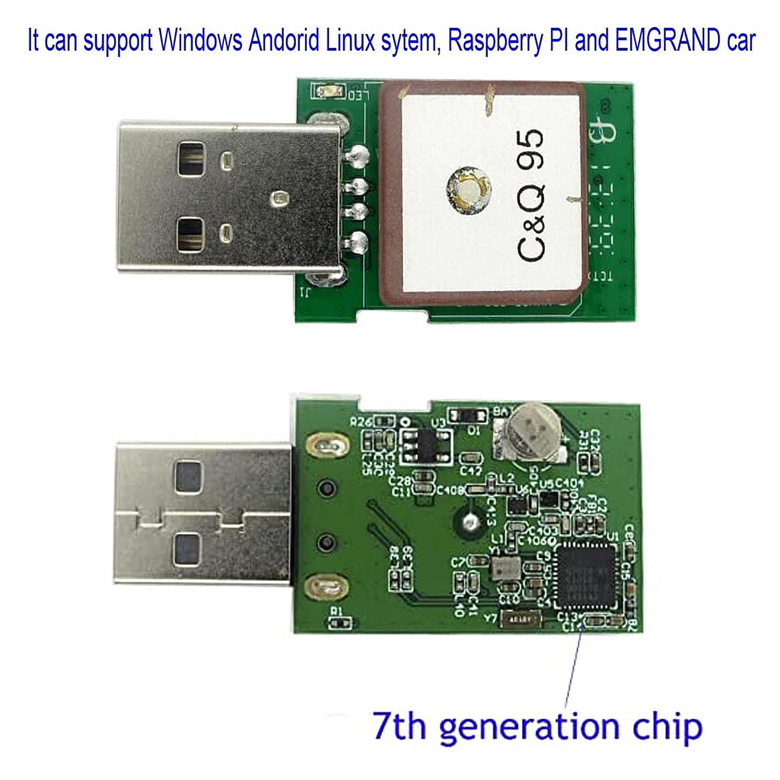 Geekstory VK-172 Gmouse USB GPS Glonass Dongle Module Support an-dorid Linux Windows 10/8/7/vista/XP/Raspberry Pi