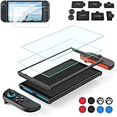 TanReginal 2 Pack Tempered Glass Screen Protector Compatible with Nintendoo Switch 2, Transparent HD Clear Auto-alignment Installation Kit Accessories For Switch 2
