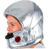 Tigerdoe Astronaut Helmet - Soft Metallic Space Helmet - NASA Astronaut Costume - Space Party