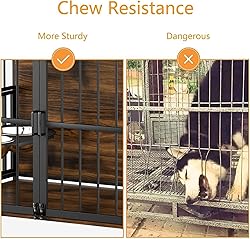 ROOMTEC Furniture Style Large Dog Crate with
