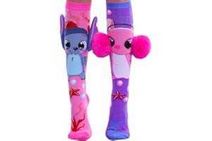 MITUN SEMI Crazy socks for kids Cute girl socks girls wacky Funky Stretch Mid to High Novelty Socks
