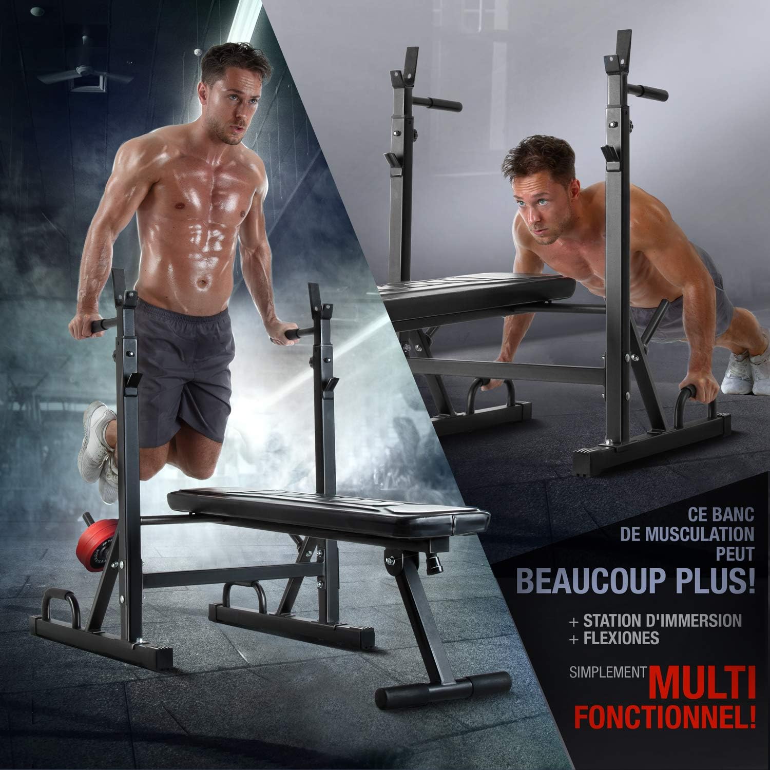 Bancs Reglables Sportstech Banc De Musculation Innovant 21 En 1 Avec Support De Plaque De Musculation Et Poignees De Poussee Rembourrage Eva Pliage Intelligent Pieds Antiderapants Banc Dentrainement Brt300 Sports Et Loisirs Bancs Reglables Sportstech Banc De Musculation Innovant 21 En 1 Avec Support De Plaque De Musculation Et Poignees De Poussee Rembourrage Eva Pliage Intelligent Pieds Antiderapants Banc Dentrainement Brt300 Sports Et Loisirs