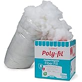 Fairfield The Original Poly-Fil, Premium Polyester Fiber Fill, Soft Pillow Stuffing, Stuffing for Stuffed Animals, Toys, Clou