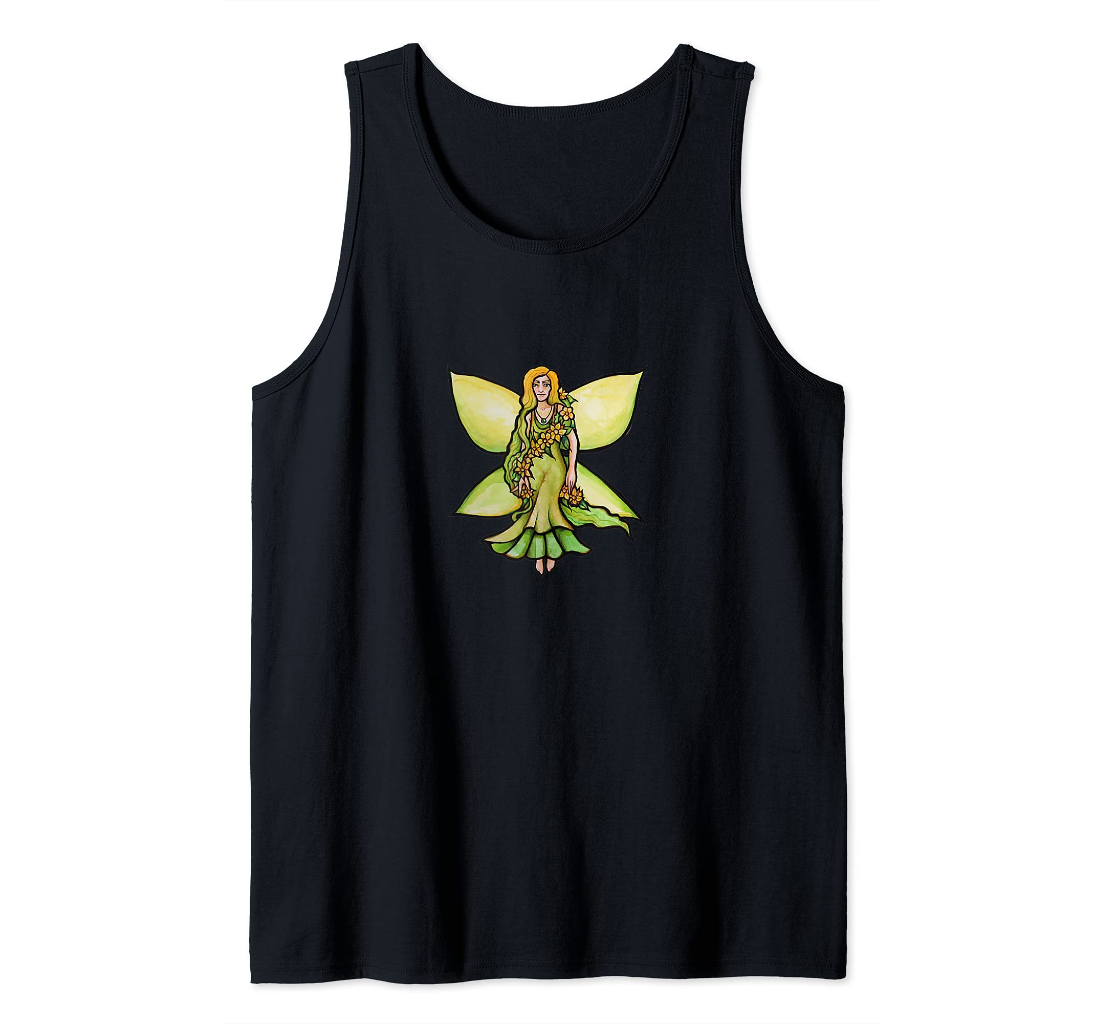 Garden Fairy Faerie Garden Tank Top
