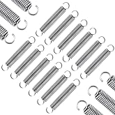 PPFEITOU 12pcs Extension Springs,0.035"x0.25"x1.5" 304 Stainless Steel | Extension Springs with hook ends 1.5inch