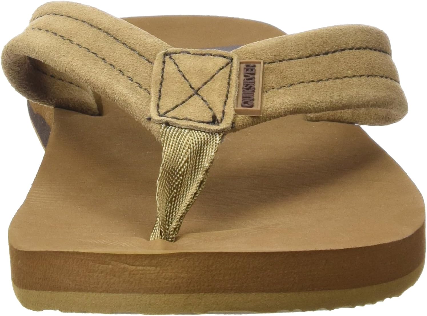 Quiksilver Men's Carver Suede 3-Point Flip Flop Sandal Athletic: Shoes