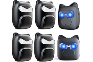 SHAOGAX Driveway Alarm-328ft Long Range Wireless Driveway Alarm Outdoor Weather Resistant Motion Sensor & Home Security Business Detector Alert System-Protect Outdoor/Indoor Property (2 Receiver+ 4 Sensor)