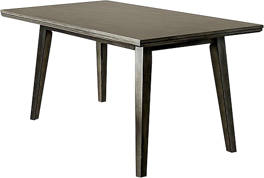 Amazon Com 247shopathome Loring Dining Table Gray Tables