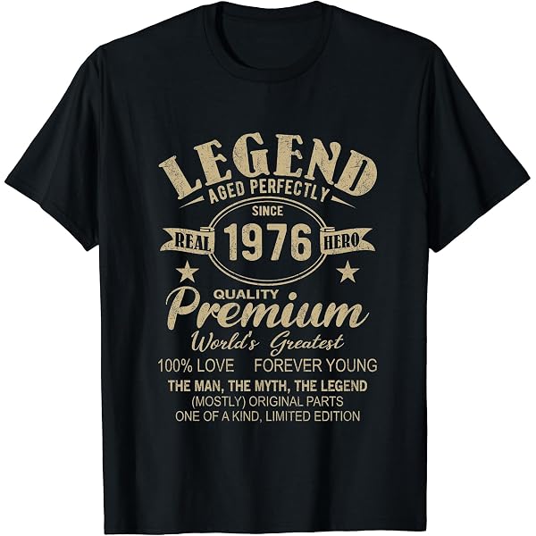 Amazon.com: Legends Were Born In 1976 Vintage Legend Since 1976 