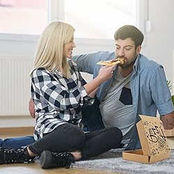 15 Pcs Pizza Boxes, 7.3 x 7.3 x 1.6" Kraft