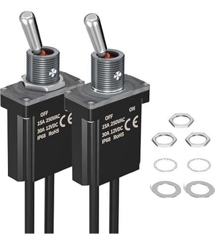 Amazon.com: Jandorf 61134 Toggle Long S Switch, No Size, Silver