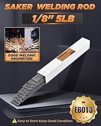 Saker E6013 Welding Rod 1/8'' 5LB Carbon Steel