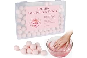 Manicure Spa Balls 8oz -Rose Soak Balls Moisturizing Tablets Cuticle Soften Bombas Efervescentes Para Pedicure Spa Nail Suppl