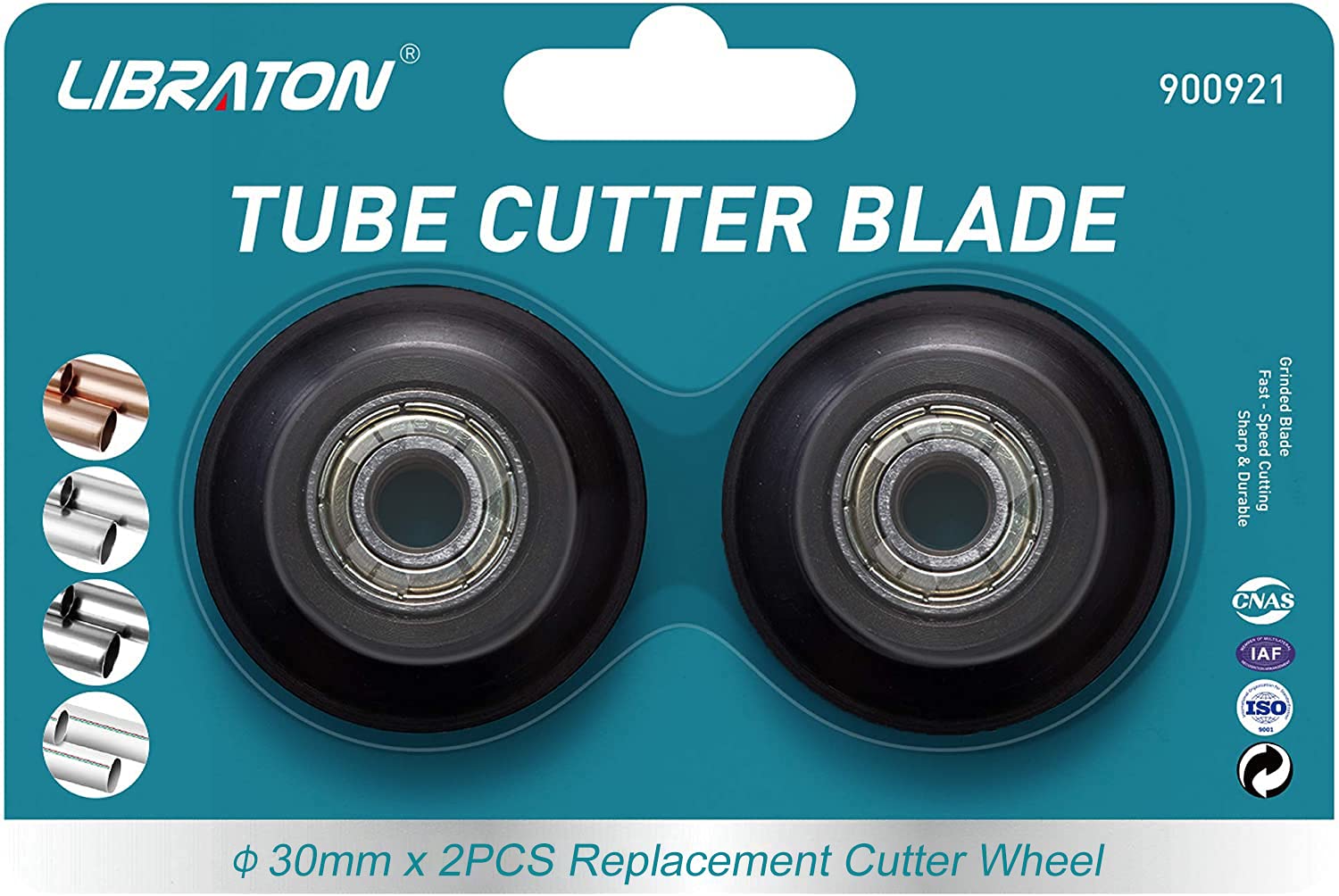 LIBRATON 2PCs Pipe Cutter Replacement Blade for Pipe Cutter for Cutting Pipes of Aluminum, Copper, PVC, Thin Stainless Steel Tube