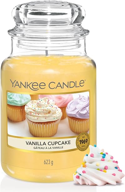 Yankee Candle Vanilla Cupcake Large Jar Scented Candle 150 Hours