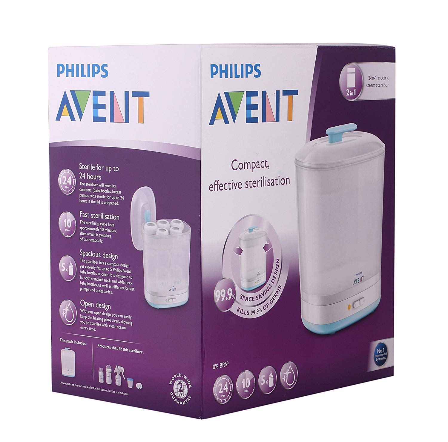philips avent steriliser 2 in 1