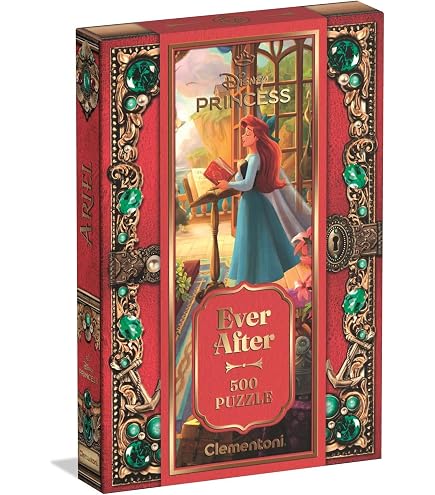 Clementoni Puzzle De 500 Piezas – Cenicienta Ever After Collection, Ilustración Artística De Alta Calidad, Hecho En Italia