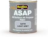 Rustins ASAP Light Grey 500 ml Quick Drying Paint ASAPLG500