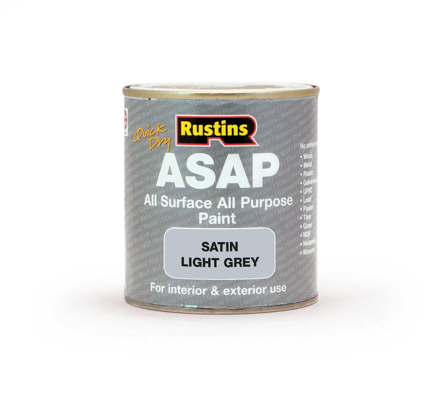 RUSTINS ASAP Light Grey, 500 ml (ASAPLG500)