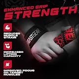 Beast Gear Weight Lifting Straps Wrist Support 57.5cm Neoprene Padded view 3