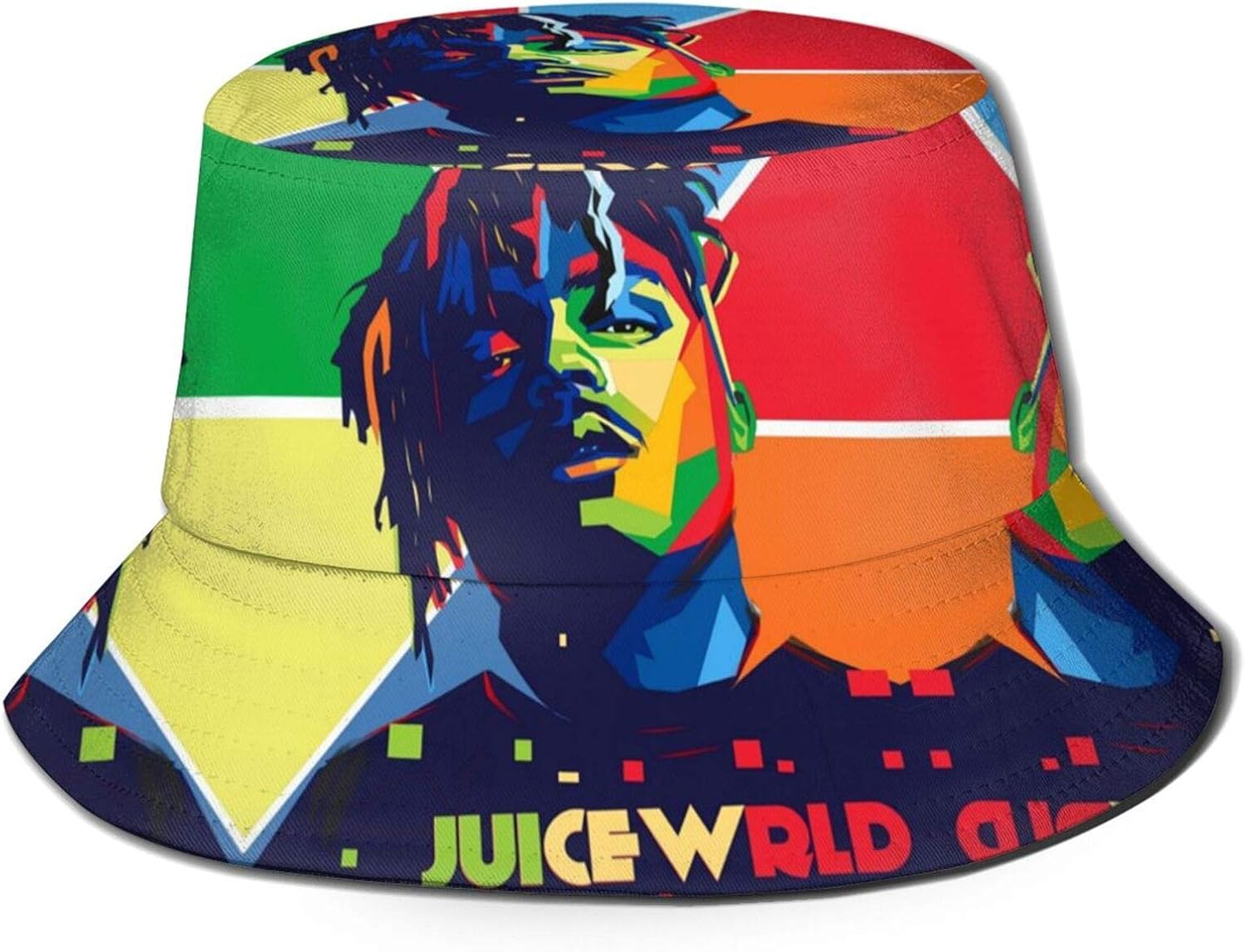 Yuantaicuifeng Juice Wrld Art Bucket Hat Men 's Woman' s Fisherman 's